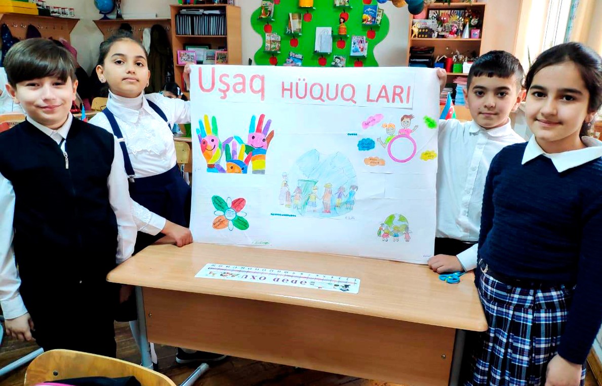 Paytaxt məktəblərində “Uşaq hüquqları aylığı”